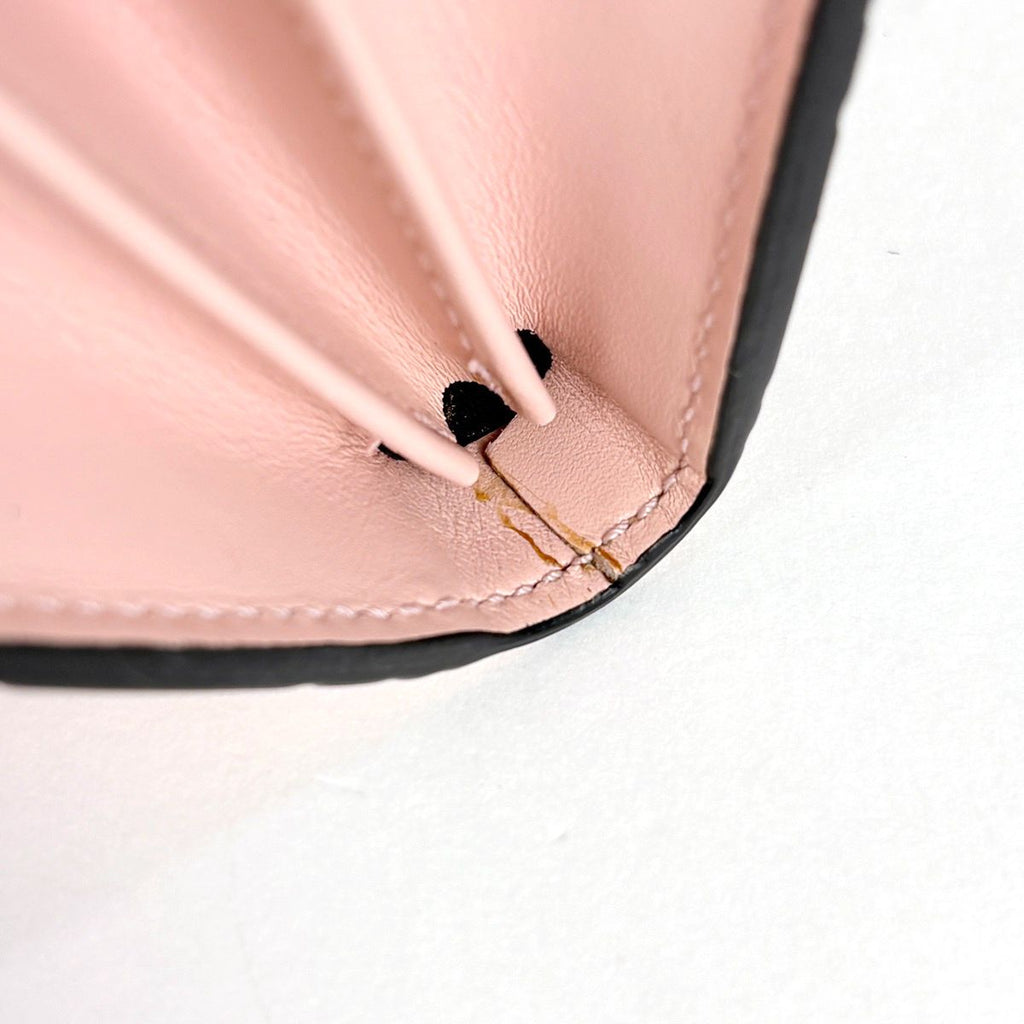 Gucci Wallet Guccissima Linea Cat Bifold Leather Pink — view 6
