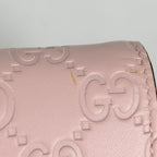 Gucci Wallet Guccissima Linea Cat Bifold Leather Pink — view 5