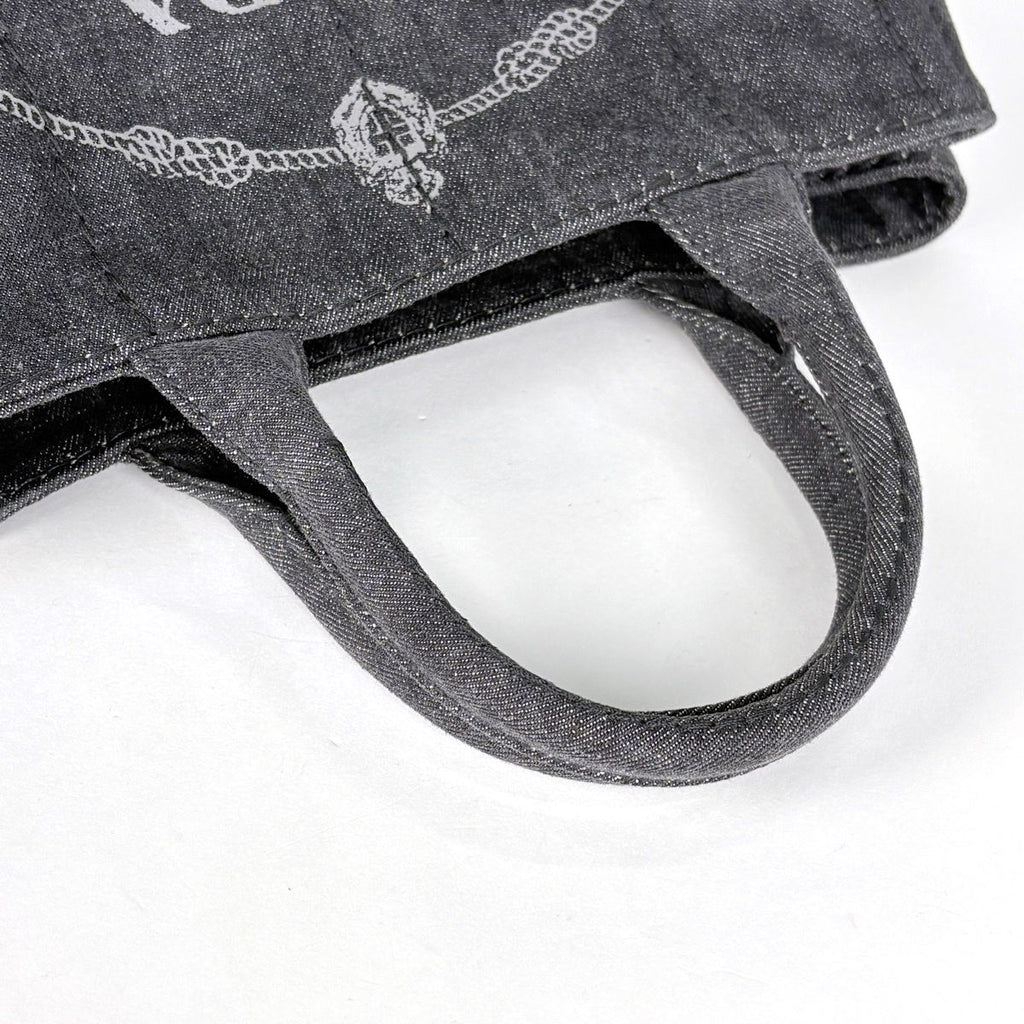 Prada Tote Bag Canapa Canvas Nero — view 6