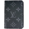 Louis Vuitton Pocket Organizer Card Case Monogram Eclipse Noir