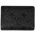 Louis Vuitton Portefeuille Clair Bifold Wallet Monogram Empreinte Noir