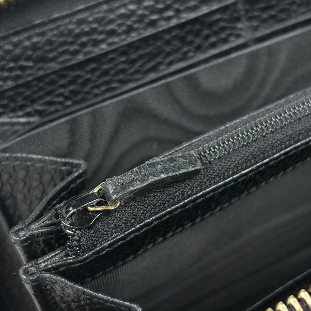Gucci Wallet GG Marmont Beige Black — view 5