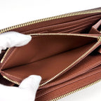 Louis Vuitton Zippy Wallet Round Zip Monogram Brown — view 5