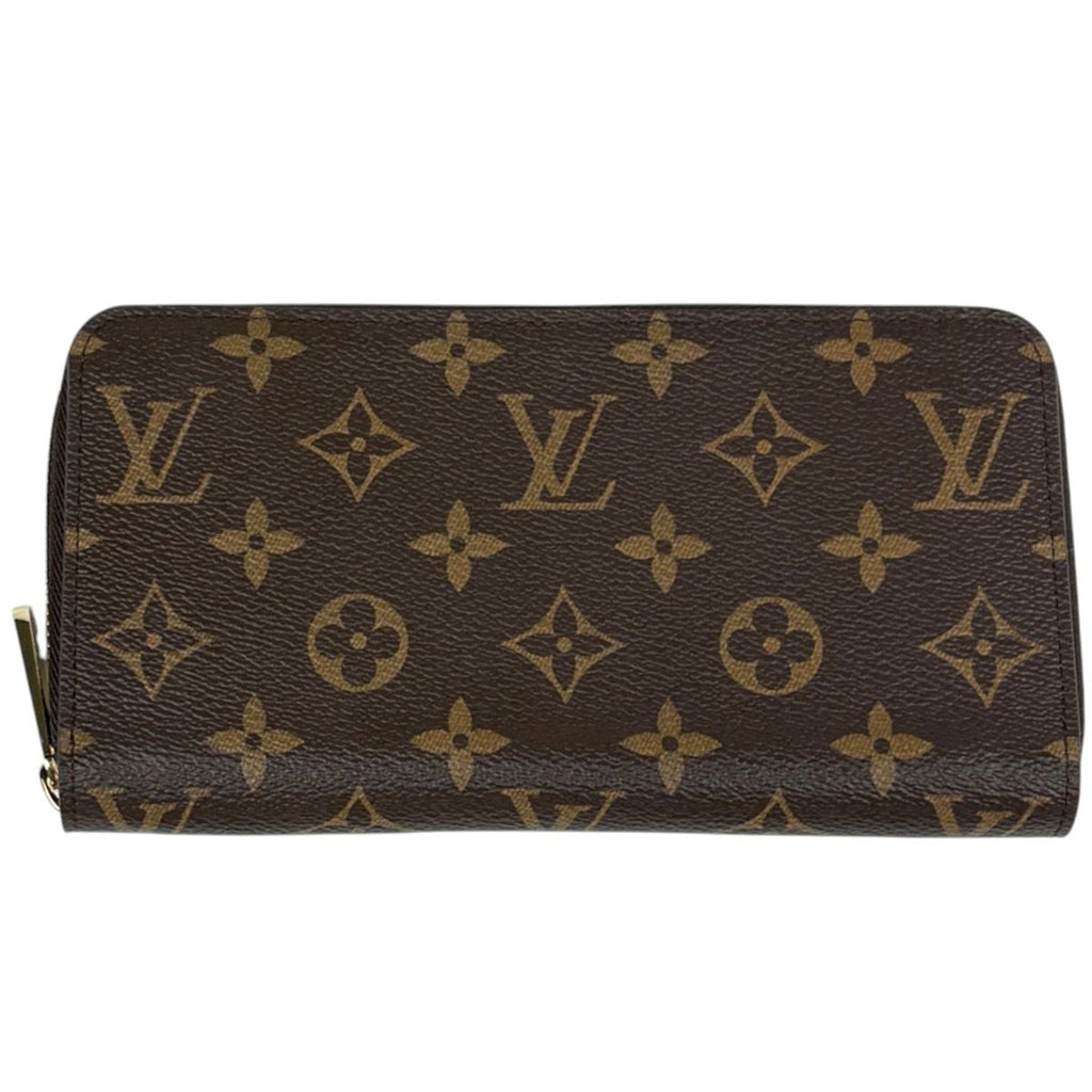 Louis Vuitton Zippy Wallet Round Zip Monogram Brown