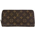 Louis Vuitton Zippy Wallet Round Zip Monogram Brown