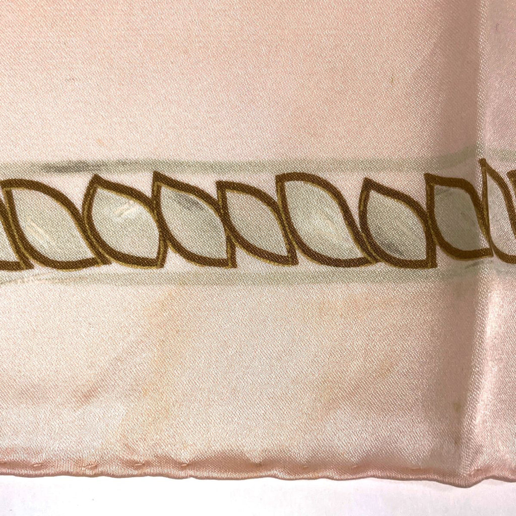 Chanel Scarf CC Logo Camellia Silk Pink Multicolor — view 4