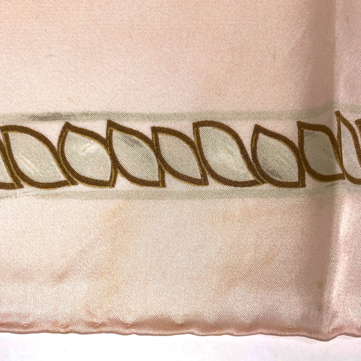 Chanel Scarf CC Logo Camellia Silk Pink Multicolor — view 4