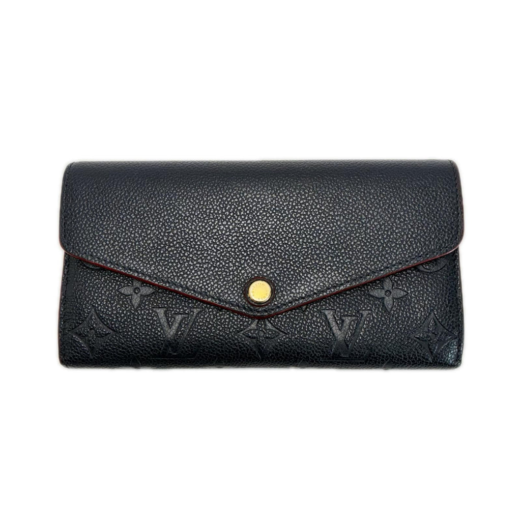Louis Vuitton Bifold Wallet Portefeuille Sarah Navy