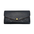 Louis Vuitton Bifold Wallet Portefeuille Sarah Navy