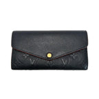 Louis Vuitton Bifold Wallet Portefeuille Sarah Navy