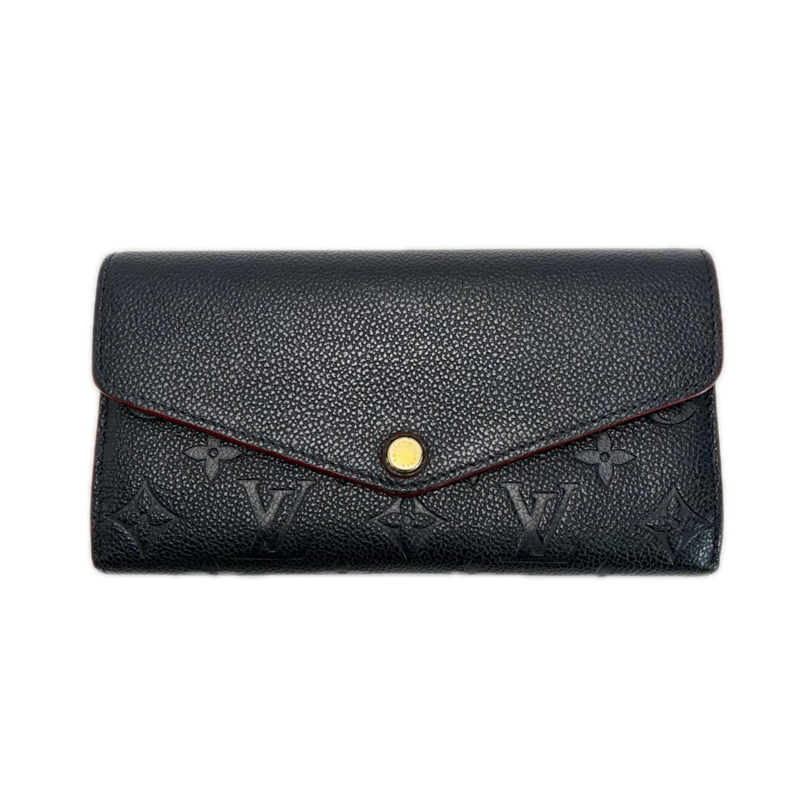 Louis Vuitton Bifold Wallet Portefeuille Sarah Navy