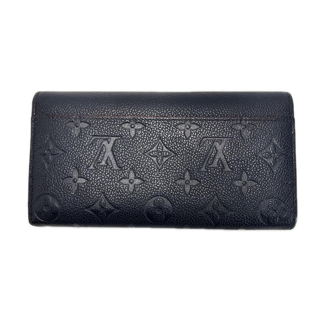 Louis Vuitton Bifold Wallet Portefeuille Sarah Navy — view 2