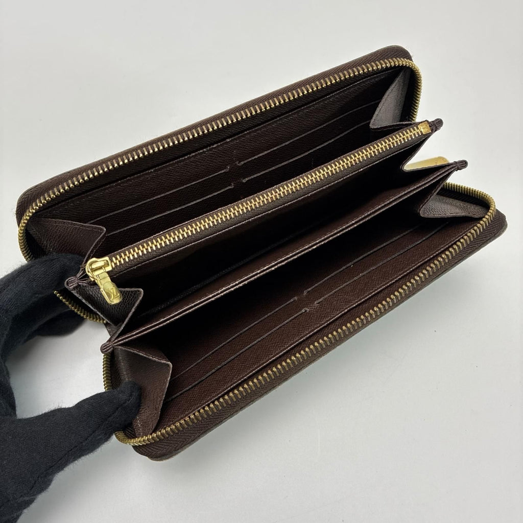 Louis Vuitton Damier Zippy Wallet Zip Around Ebene — view 6