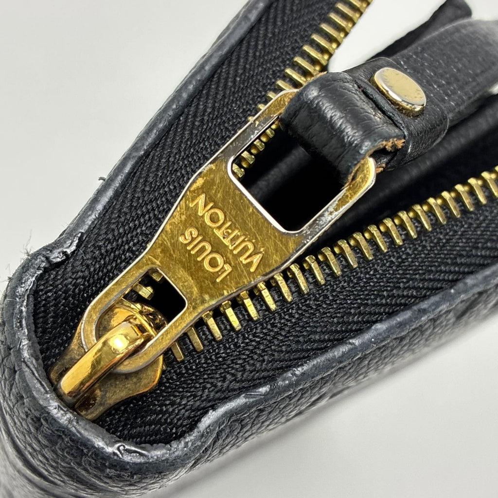 Louis Vuitton Zip Around Wallet Monogram Empreinte Zippy Black — view 5