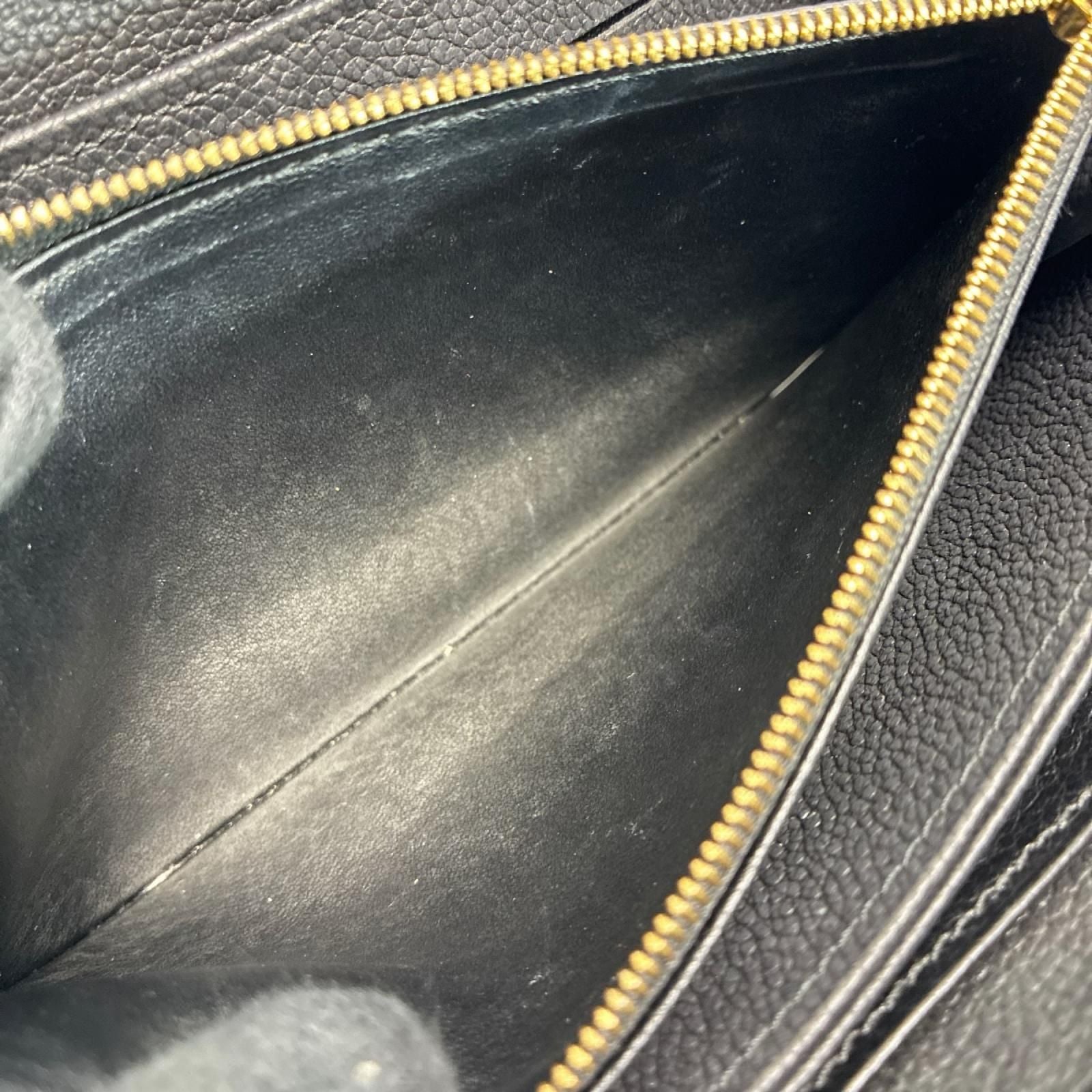 Louis Vuitton Zip Around Wallet Monogram Empreinte Zippy Black — view 7