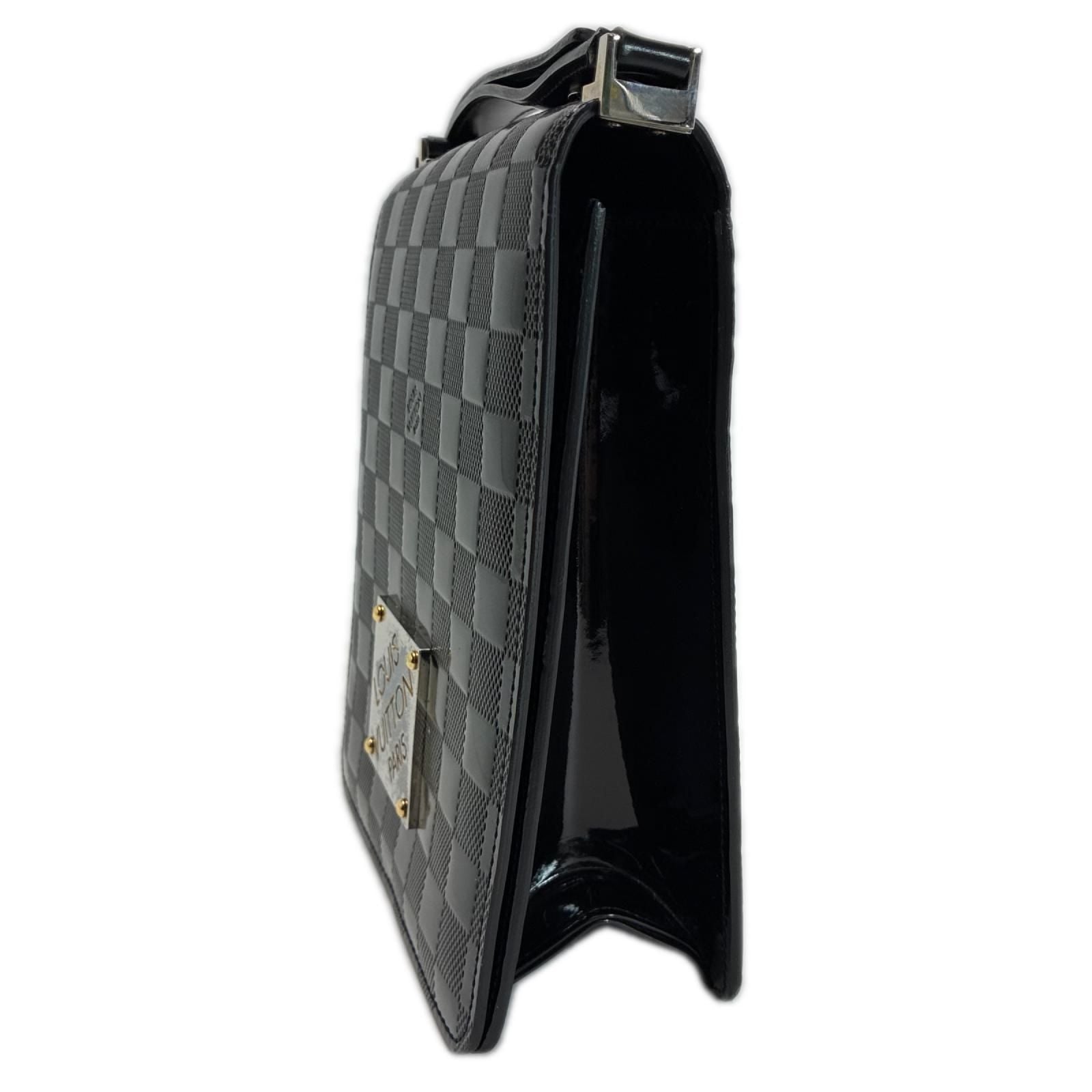 Louis Vuitton Damier Vernis Club Noir Bag — view 3
