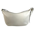 Gucci Shoulder Bag Logo Hobo Half Moon Leather White — view 2