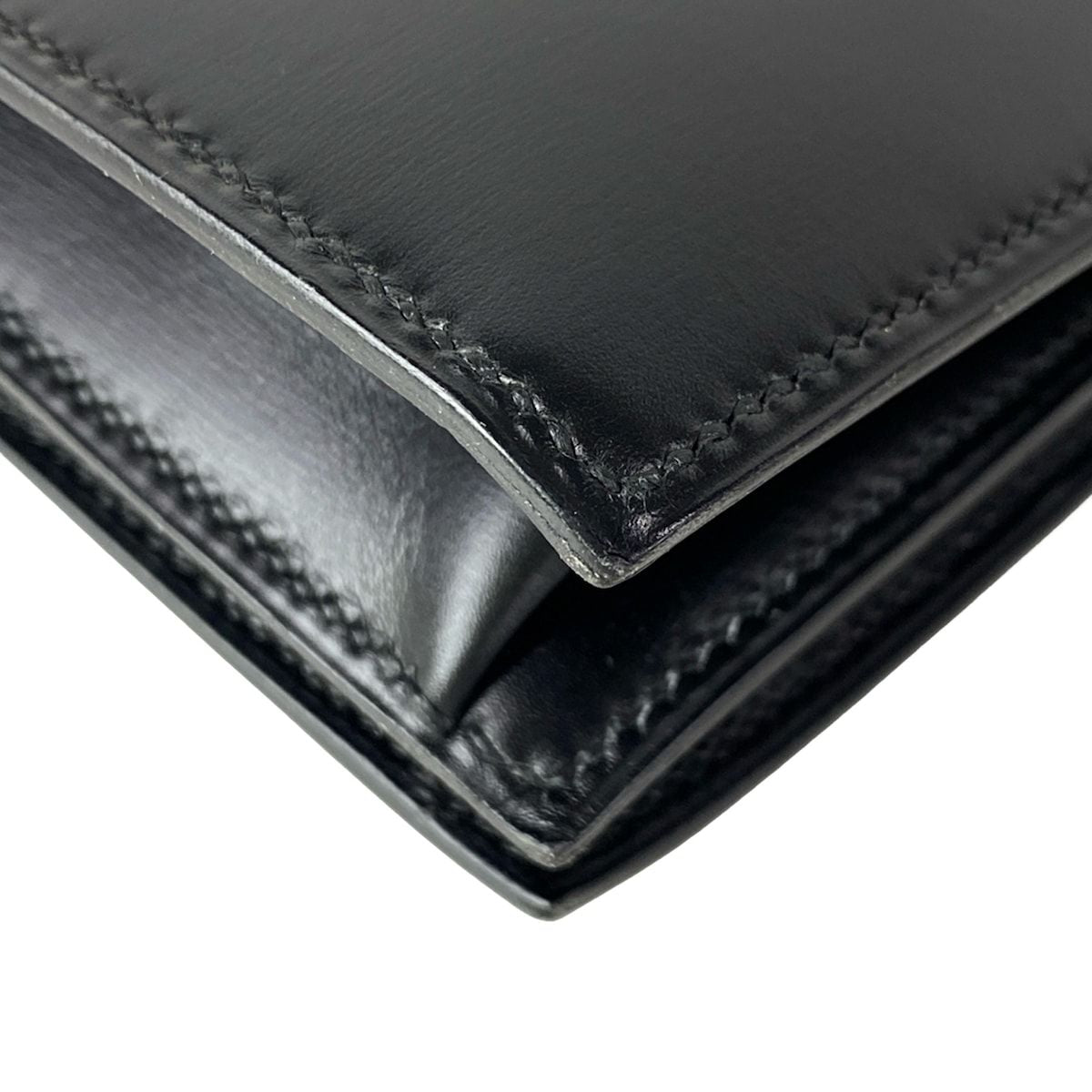 Hermes Shoulder Bag Black Gold — view 7