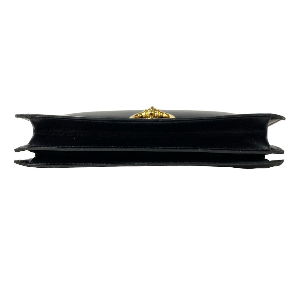 Hermes Shoulder Bag Black Gold — view 5