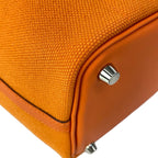 Hermes Handbag Picotin Lock Cargo PM Orange Silver — view 6