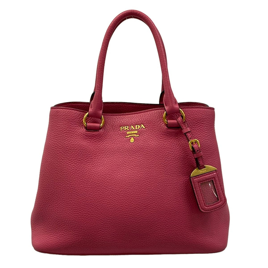 Prada Tote Bag Pink Leather