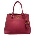 Prada Tote Bag Pink Leather