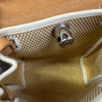 Hermes Shoulder Bag Herbag TPM Ivory Brown — view 7