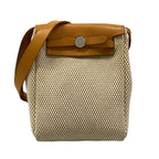 Hermes Shoulder Bag Herbag TPM Ivory Brown
