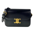 Celine Shoulder Bag Classic Triomphe Medium Black