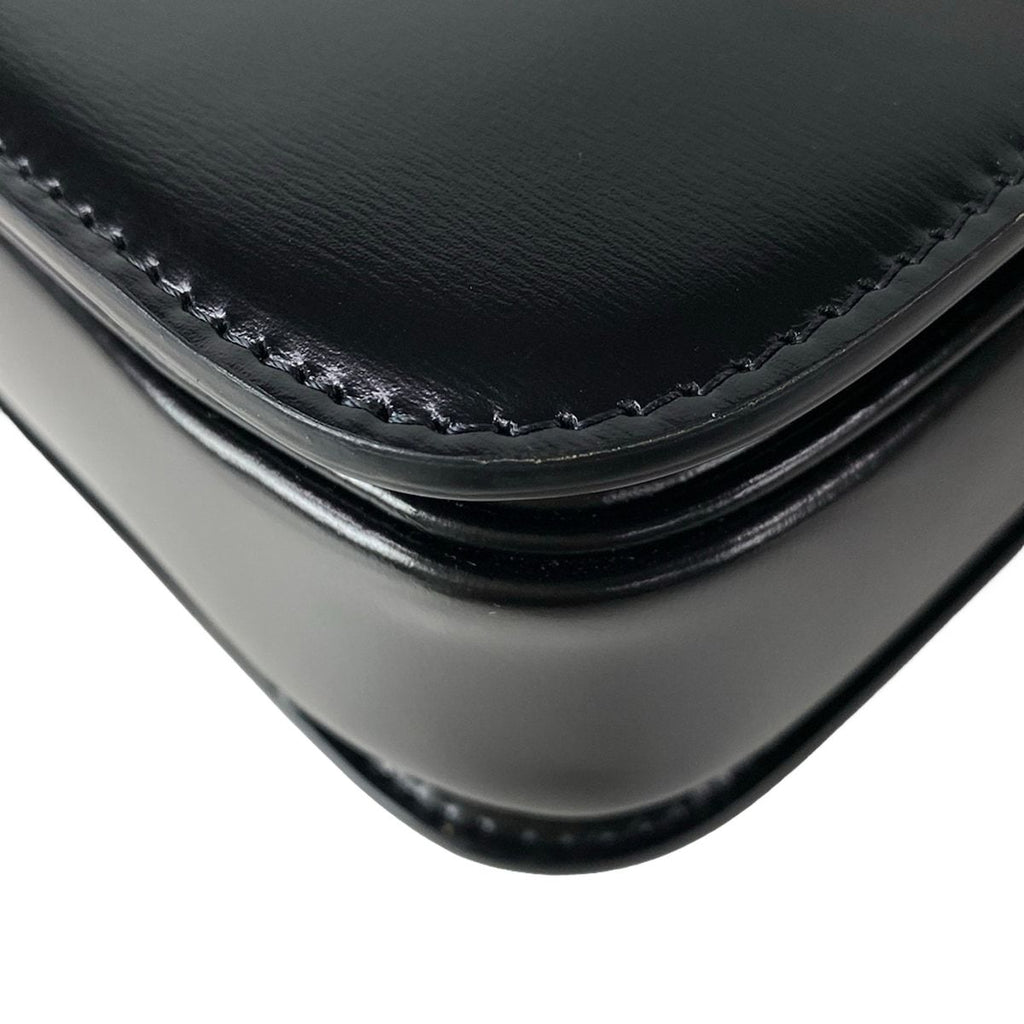 Celine Shoulder Bag Classic Triomphe Medium Black — view 7