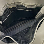 Prada Handbag Dark Gray Leather — view 7