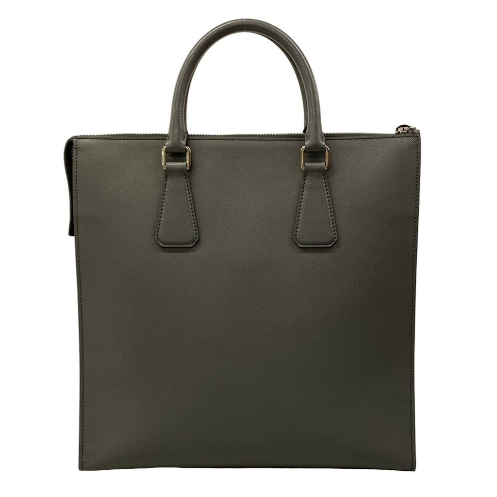 Prada Handbag Dark Gray Leather — view 3