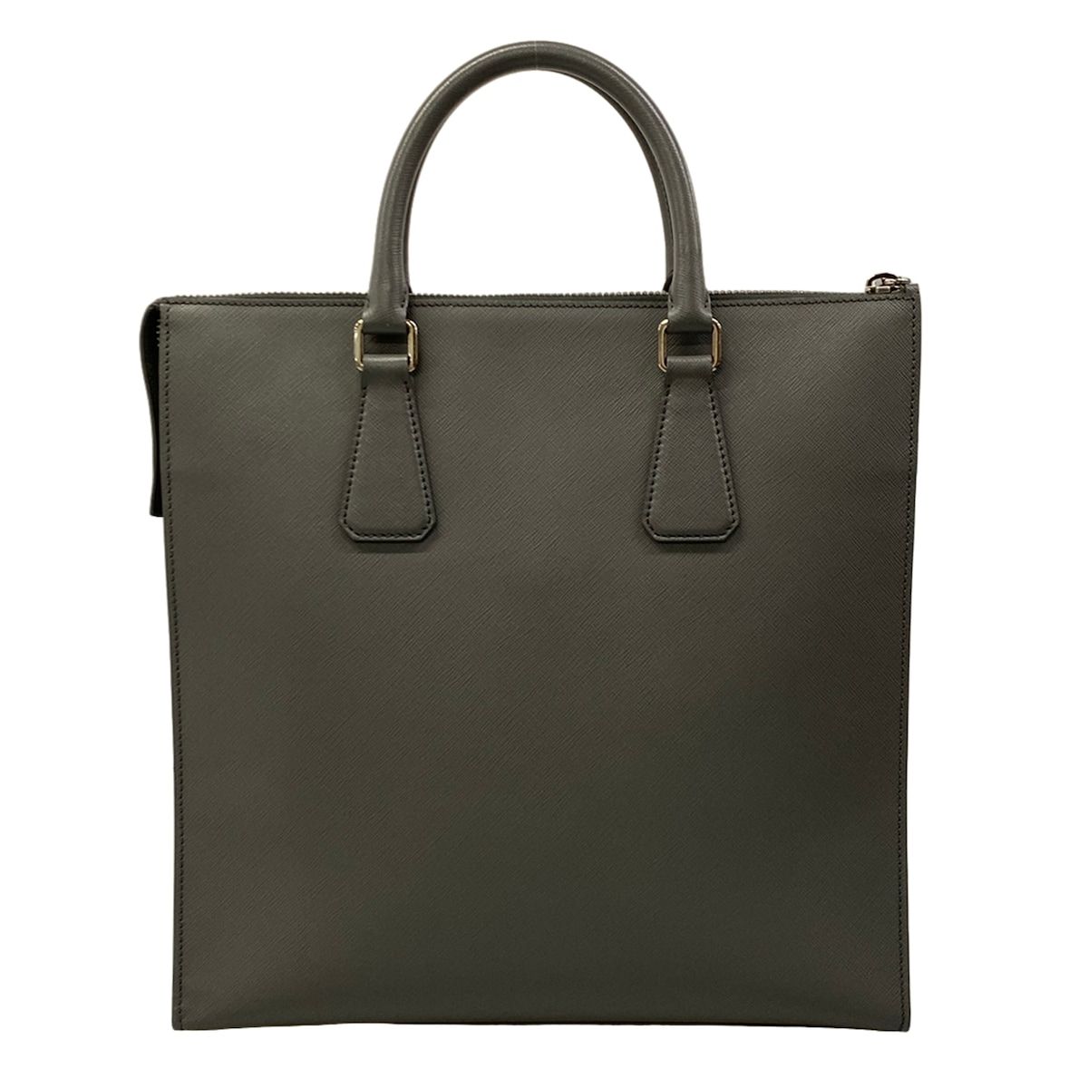 Prada Handbag Dark Gray Leather — view 3
