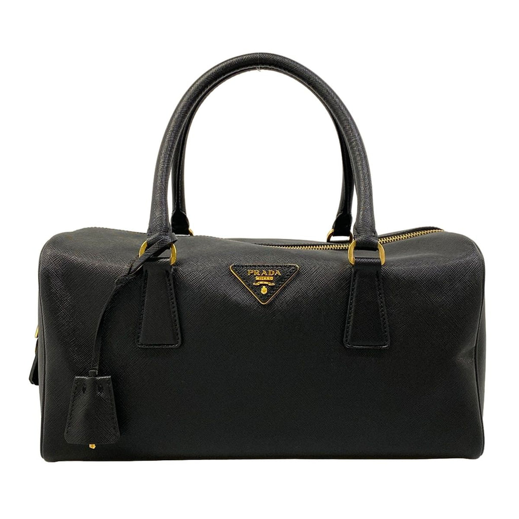 Prada Handbag Black Mini Boston Leather