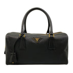 Prada Handbag Black Mini Boston Leather