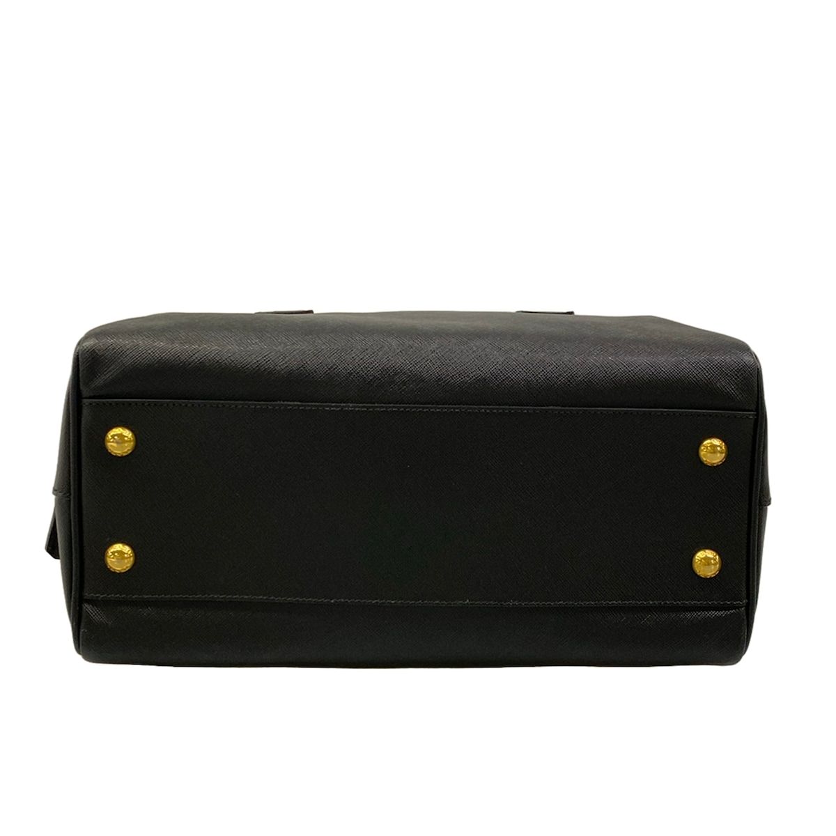 Prada Handbag Black Mini Boston Leather — view 5
