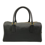 Prada Handbag Black Mini Boston Leather — view 3