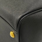 Prada Handbag Black Mini Boston Leather — view 6