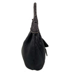 Fendi Shoulder Bag Spy Dark Navy Braided Leather — view 2