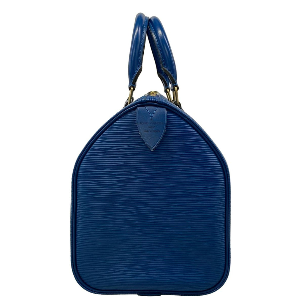 Louis Vuitton Handbag Epi Speedy 25 Toledo Blue Leather — view 2