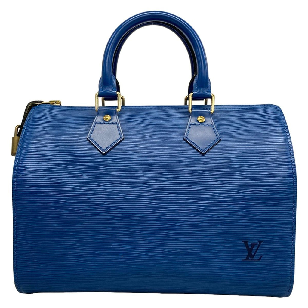 Louis Vuitton Handbag Epi Speedy 25 Toledo Blue Leather — view 3