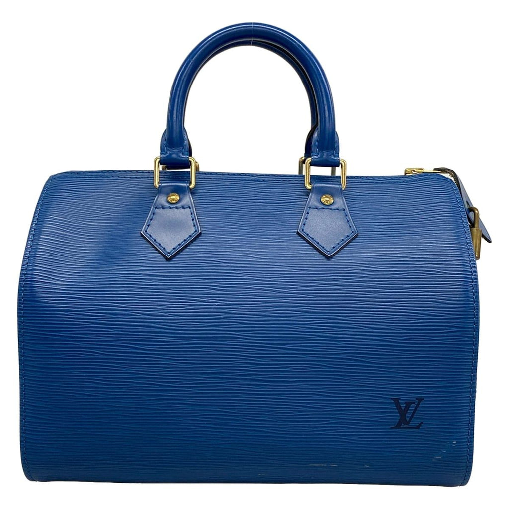 Louis Vuitton Handbag Epi Speedy 25 Toledo Blue Leather