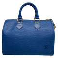 Louis Vuitton Handbag Epi Speedy 25 Toledo Blue Leather