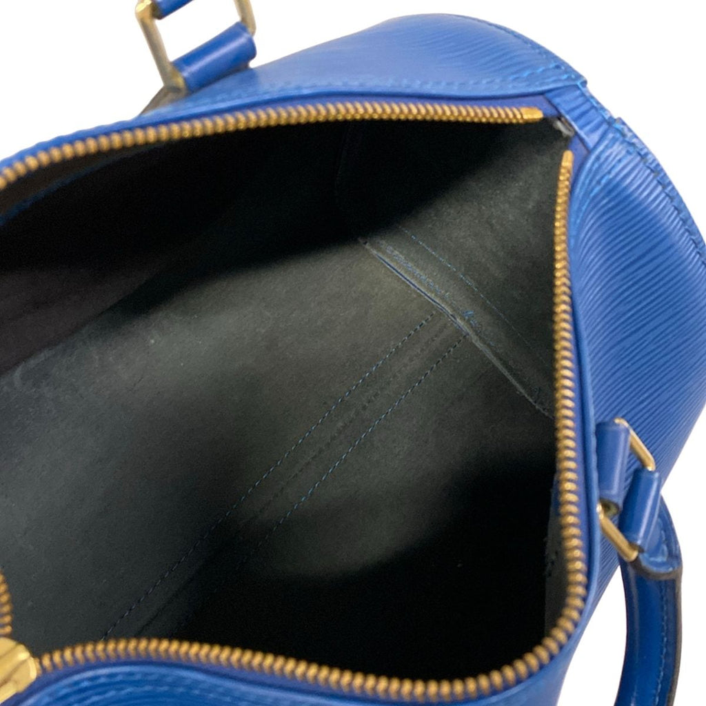 Louis Vuitton Handbag Epi Speedy 25 Toledo Blue Leather — view 7