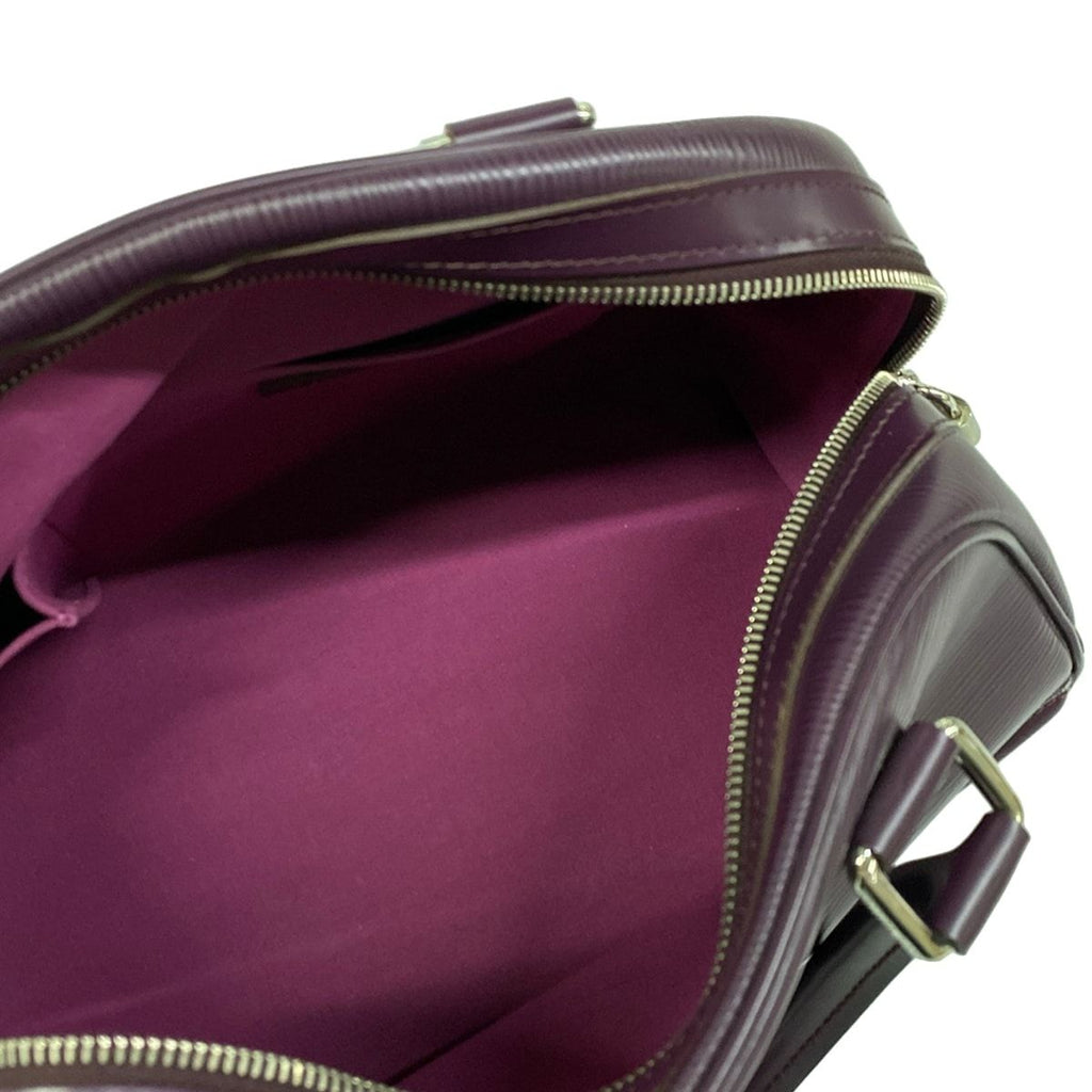 Louis Vuitton Handbag Epi Bowling Montaigne PM Cassis Leather — view 7