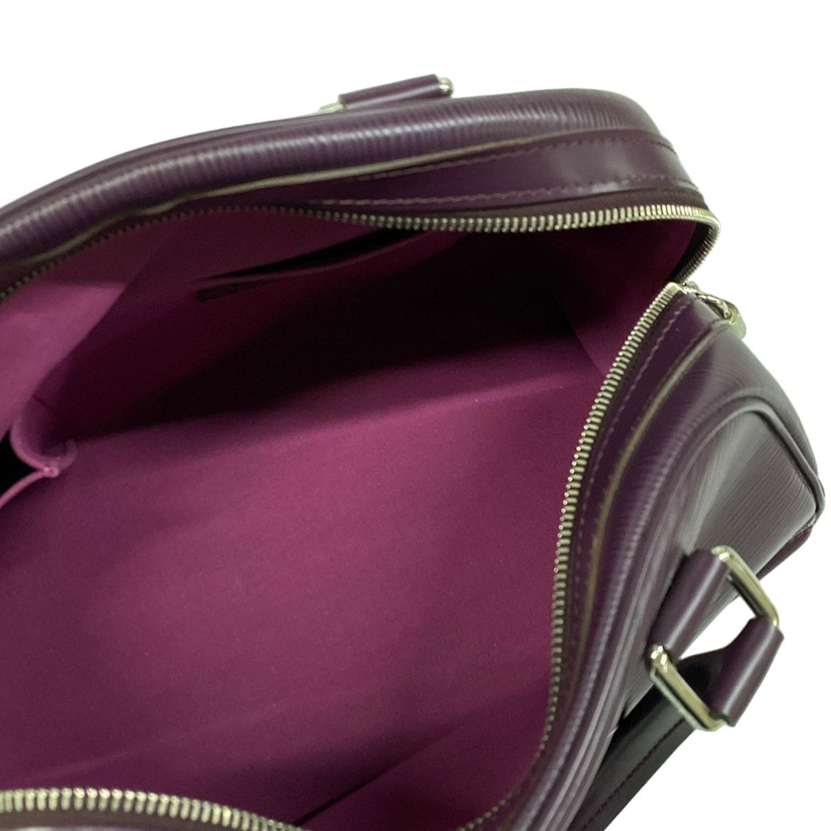 Louis Vuitton Handbag Epi Bowling Montaigne PM Cassis Leather — view 7
