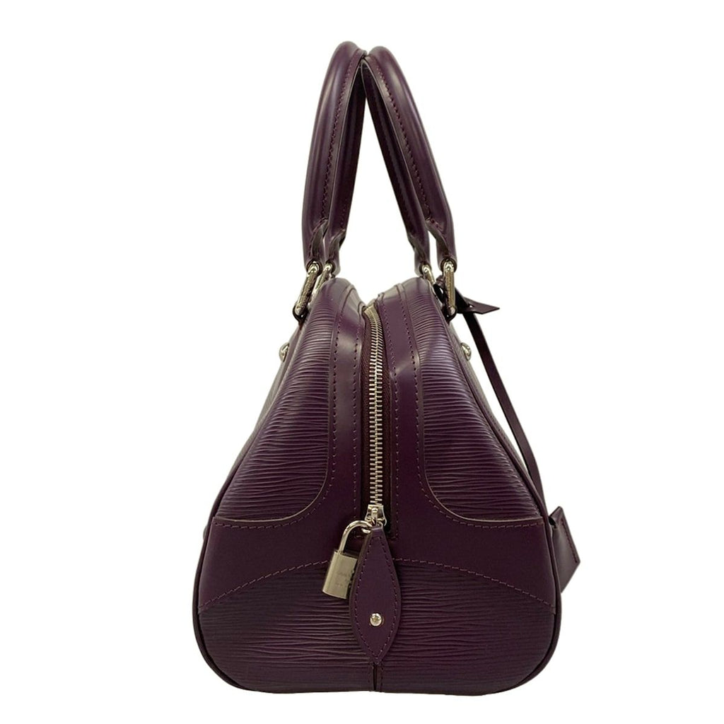 Louis Vuitton Handbag Epi Bowling Montaigne PM Cassis Leather — view 2