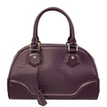Louis Vuitton Handbag Epi Bowling Montaigne PM Cassis Leather