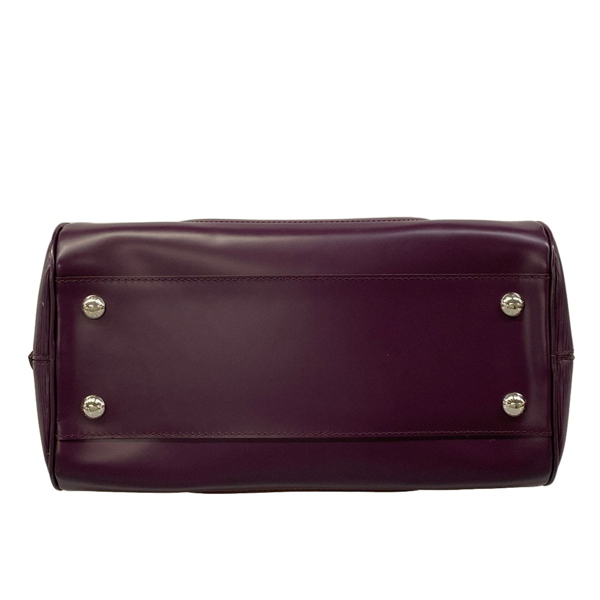 Louis Vuitton Handbag Epi Bowling Montaigne PM Cassis Leather — view 5