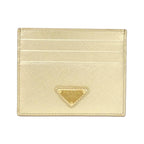 Prada Card Case Card Holders Gold